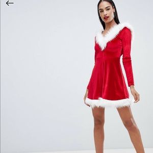 Santa Mrs Claus Christmas Dress Costume